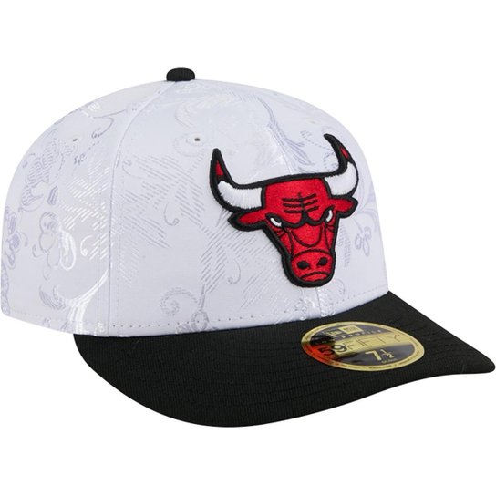 Boné New Era 59Fifty Fitted Low Profile Chicago Bulls 59Fifty Day 2025 Masculino
