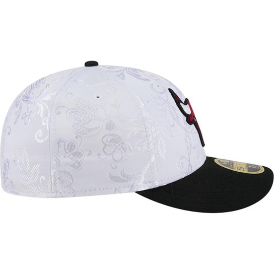 Boné New Era 59Fifty Fitted Low Profile Chicago Bulls 59Fifty Day 2025 Masculino