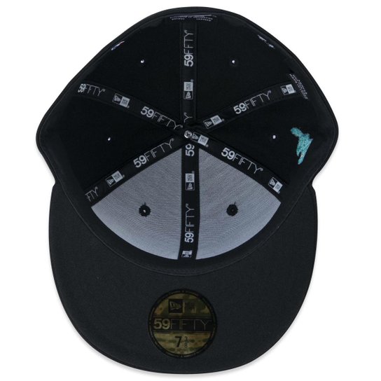 Boné New Era 59Fifty Fitted NBABrooklyn Nets Core Fechado Masculino