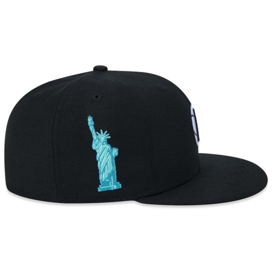 Boné New Era 59Fifty Fitted NBABrooklyn Nets Core Fechado Masculino