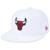 Boné New Era 59Fifty Fitted NBAChicago Red Bulls Core Fechado Masculino - Branco