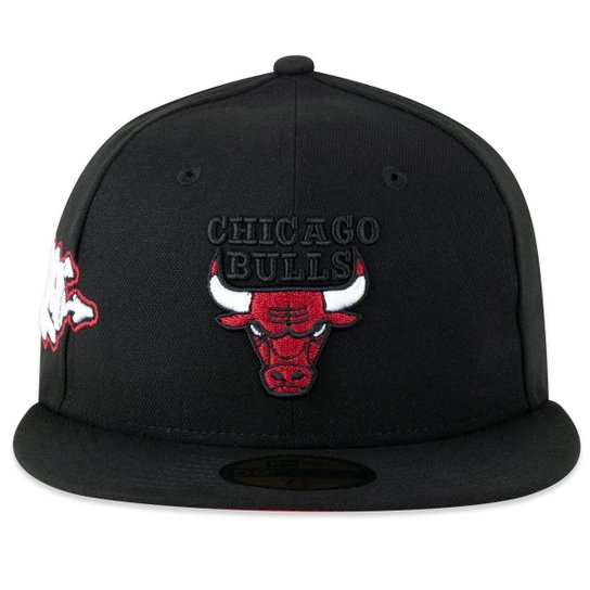 Boné New Era 59Fifty Fitted NBAChicago Red Bulls Core Street Masculino