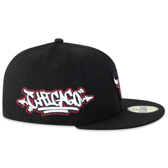 Boné New Era 59Fifty Fitted NBAChicago Red Bulls Core Street Masculino