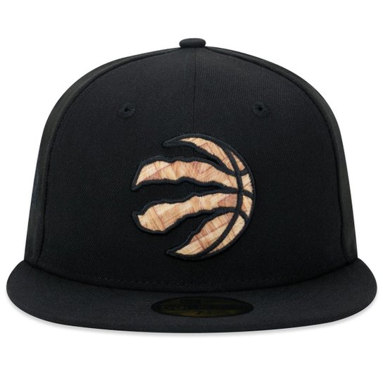 Boné New Era 59Fifty Fitted NBAToronto Raptors Back To Black Masculino