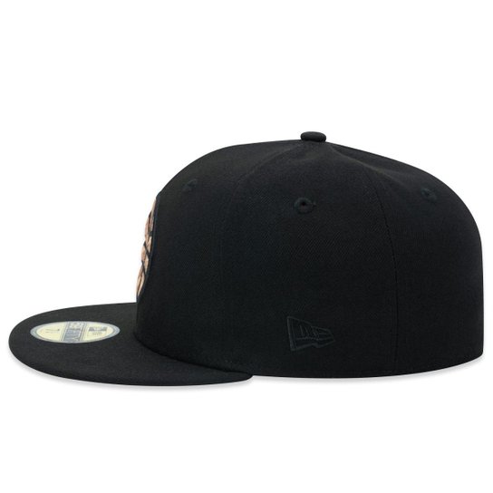 Boné New Era 59Fifty Fitted NBAToronto Raptors Back To Black Masculino
