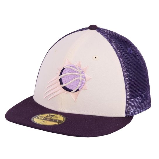 Bone New Era 59FIFTY Fitted Trucker NBA Phoenix Suns Sunset