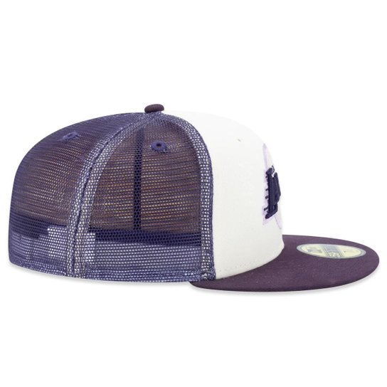 Boné New Era 59Fifty Fitted Trucker NBALos Angeles Lakers Sunset Masculino