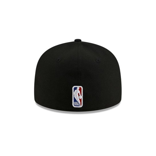 BONE NEW ERA 59FIFTY MILWAUKEE BUCKS NBA PRETO