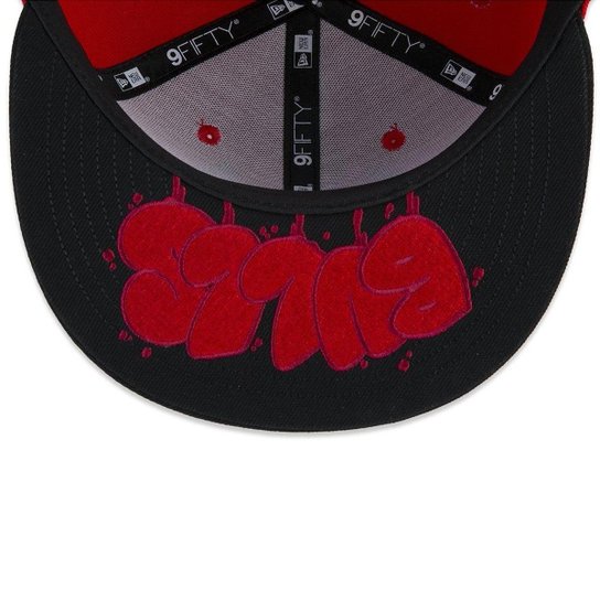 Boné New Era 950 Chicago Bulls World Of Logos Vermelho