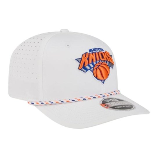Boné New Era 970ss New York Knicks Off White