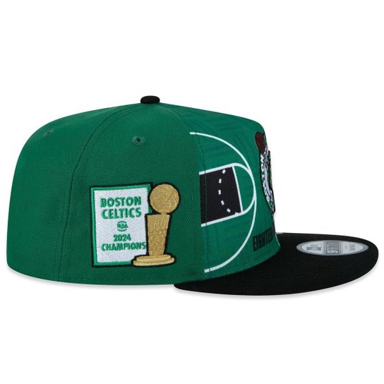 Boné New Era 9Fifty Aframe Boston Celtics 18X Champions Masculino