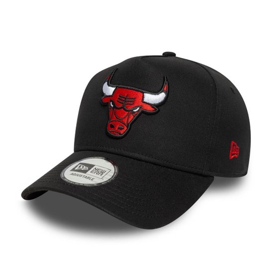 Bone New Era 9FORTY A-Frame Chicago Bulls NBA Preto