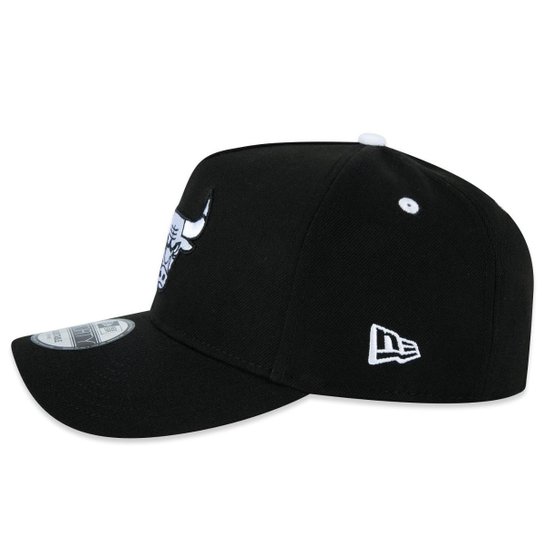 BONE NEW ERA 9FORTY A-FRAME CHICAGO BULLS NBA PRETO