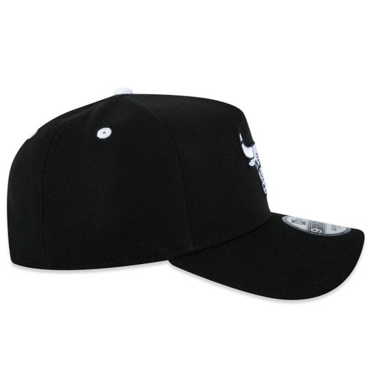 BONE NEW ERA 9FORTY A-FRAME CHICAGO BULLS NBA PRETO
