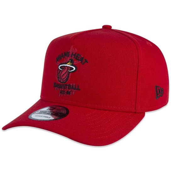 BONE NEW ERA 9FORTY A-FRAME NBA MIAMI HEAT CORE