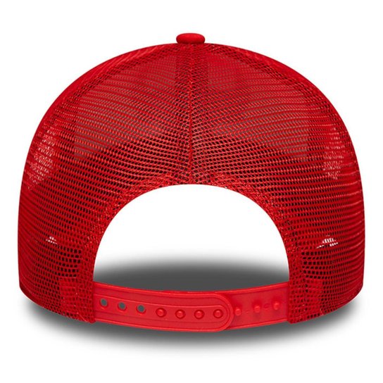 Boné New Era 9FORTY A-Frame Trucker NBA Chicago Bulls Side Patch