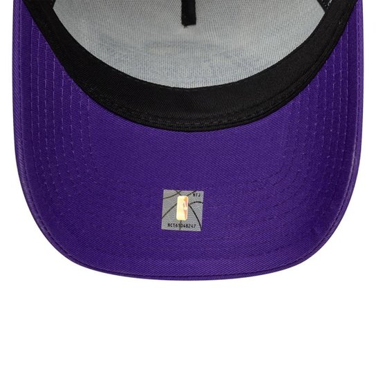 Boné New Era 9FORTY A-Frame Trucker NBA Los Angeles Lakers Side Patch