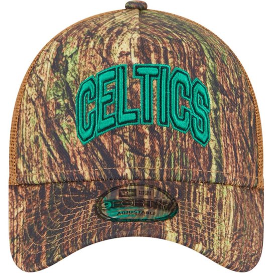 Boné New Era 9Forty Aframe Trucker Boston Celtics Allstar Game 2025 Fan Pack Grove Masculino