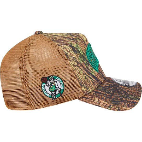 Boné New Era 9Forty Aframe Trucker Boston Celtics Allstar Game 2025 Fan Pack Grove Masculino