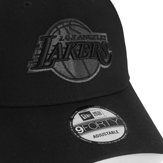 Boné New Era 9forty Metallic NBA Los Angeles Lakers Preto