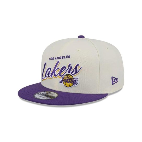 Boné New Era Aba Reta 950 NBA Lakers 2Tone Script