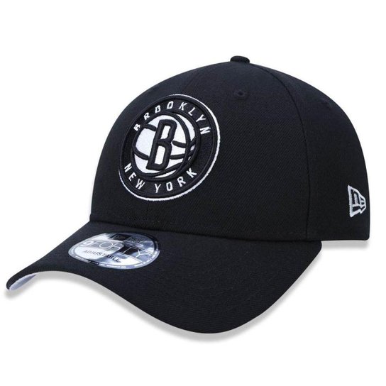 Boné New Era Brooklyn Nets 940 Primary Aba Curva Snapback