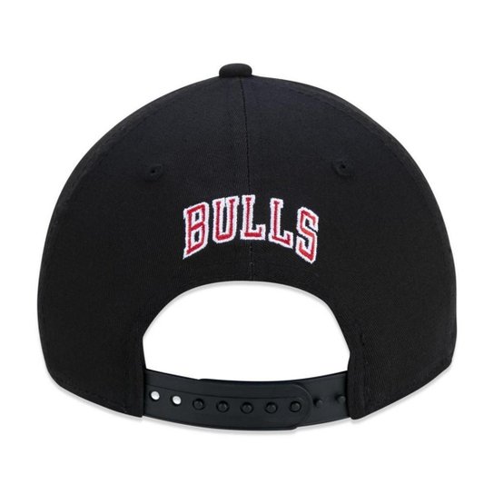 Boné New Era Chicago Bulls 940 Primary Aba Curva Preto