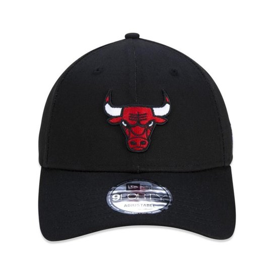 Boné New Era Chicago Bulls 940 Primary Aba Curva Preto