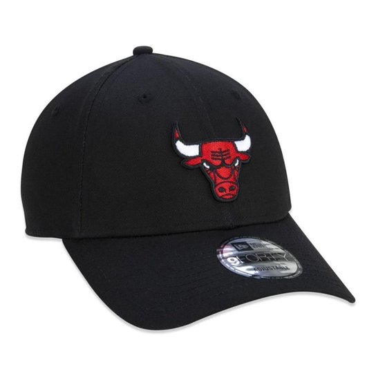 Boné New Era Chicago Bulls 940 Primary Aba Curva Preto