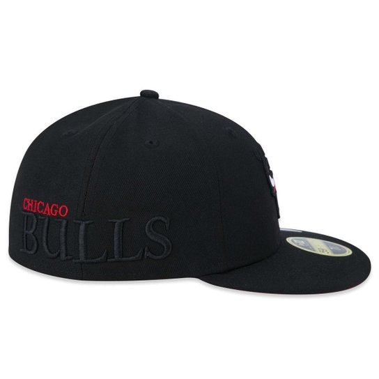 Boné New Era NBA Chicago Bulls 59FIFTY Aba Curva Fitted