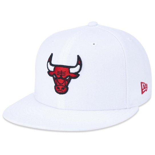 Boné New Era NBA Chicago Bulls 59FIFTY Fitted Aba Reta Fitted