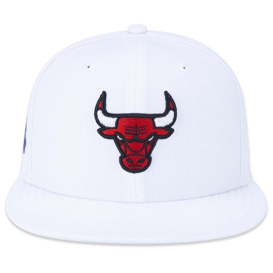 Boné New Era NBA Chicago Bulls 59FIFTY Fitted Aba Reta Fitted