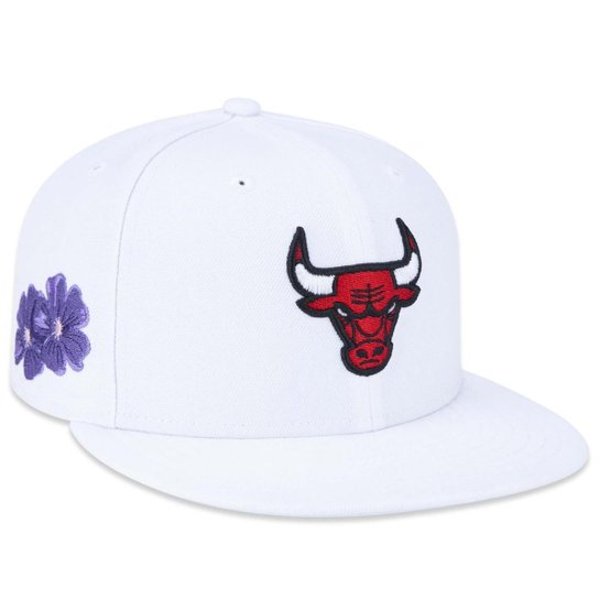 Boné New Era NBA Chicago Bulls 59FIFTY Fitted Aba Reta Fitted