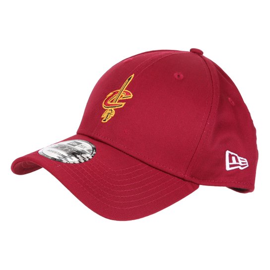 Boné New Era NBA Cleveland Cavalieres Aba Curva Snapback 9Forty - Vermelho Escuro