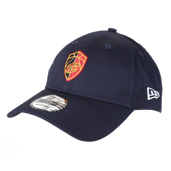 Boné New Era NBA Cleveland Cavaliers Aba Curva Strapback 9Twenty - Marinho