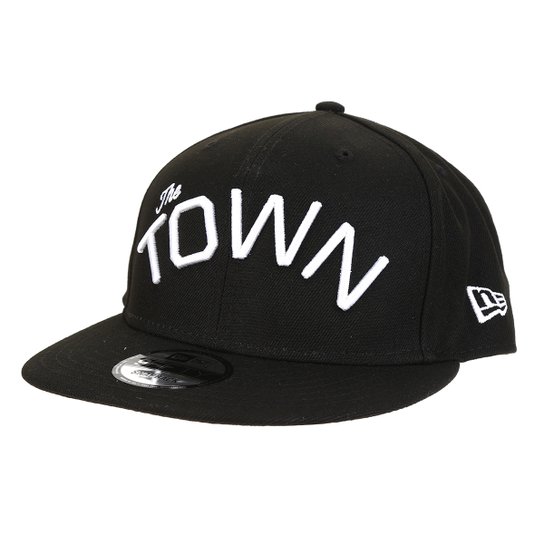 Boné New Era NBA Golden State Warriors 950 Aba Curva - Preto