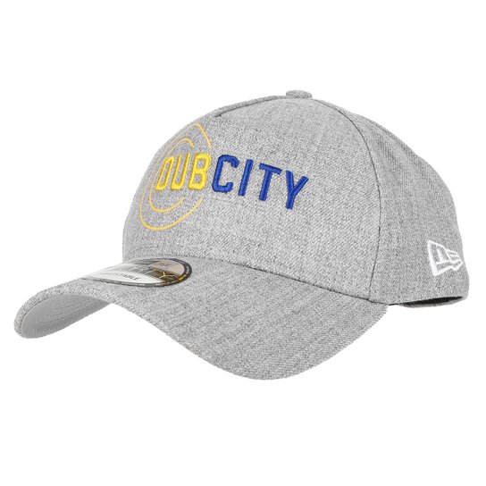 Boné New Era NBA Golden State Warriors High End Slogan Aba Curva - Mescla Claro