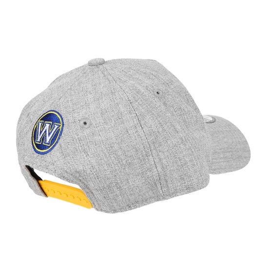 Boné New Era NBA Golden State Warriors High End Slogan Aba Curva - Mescla Claro