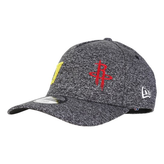 Boné New Era NBA Houston Rockets Sport Basket Aba Curva - Mescla Escuro