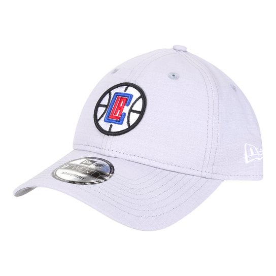 Boné New Era NBA Los Angeles Clippers Aba Curva Strapback - Cinza