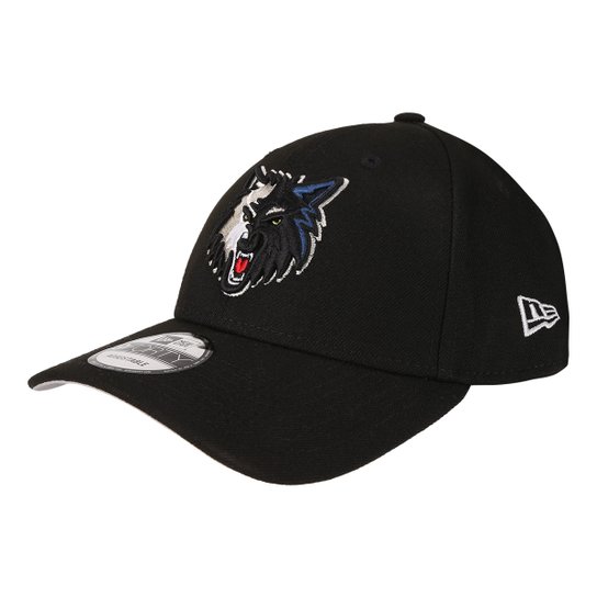 Boné New Era NBA Minnesota Timberwolves Aba Curva Primary - Preto