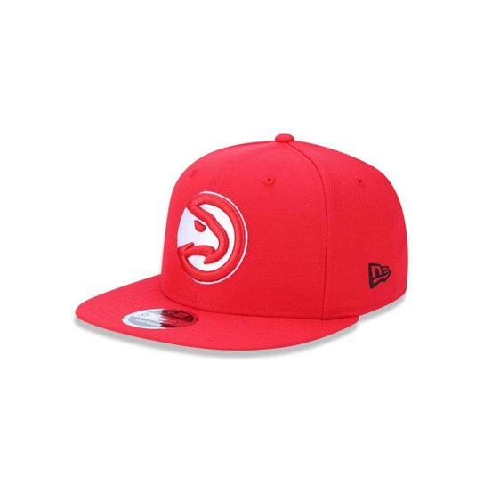 Boné New Era NBAAtlanta Hawks Team Aba Reta Snapbackback 9Fifty Original Fit Masculino