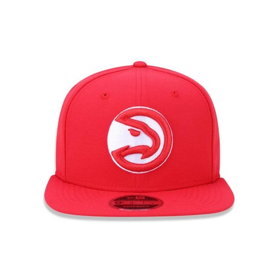 Boné New Era NBAAtlanta Hawks Team Aba Reta Snapbackback 9Fifty Original Fit Masculino