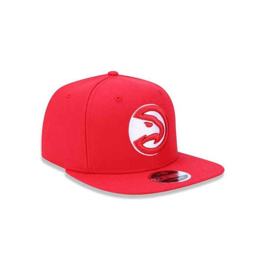 Boné New Era NBAAtlanta Hawks Team Aba Reta Snapbackback 9Fifty Original Fit Masculino