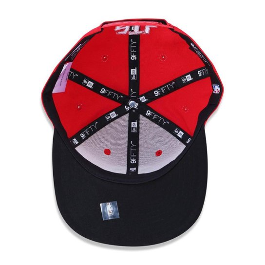 Boné New Era NBAAtlanta Hawks Team Aba Reta Snapbackback 9Fifty Original Fit Masculino