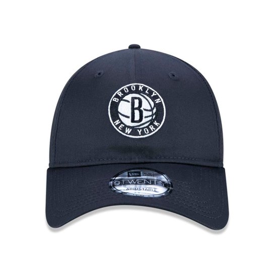 Boné New Era NBABrooklyn Nets Sport 9Twenty Aba Curva Strapback Masculino