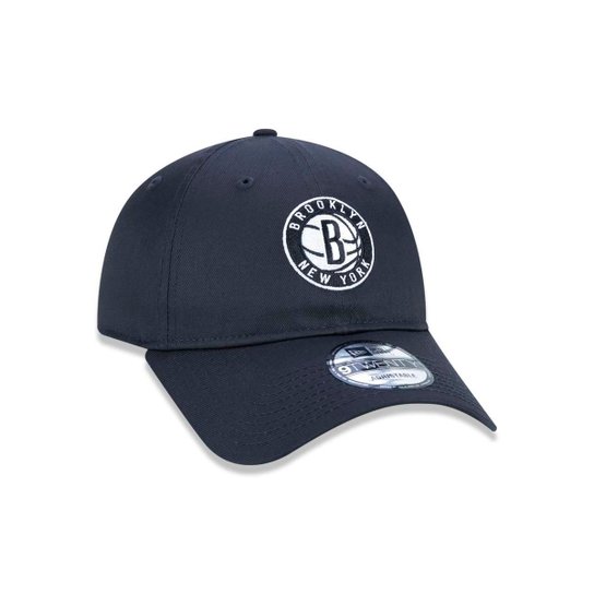 Boné New Era NBABrooklyn Nets Sport 9Twenty Aba Curva Strapback Masculino