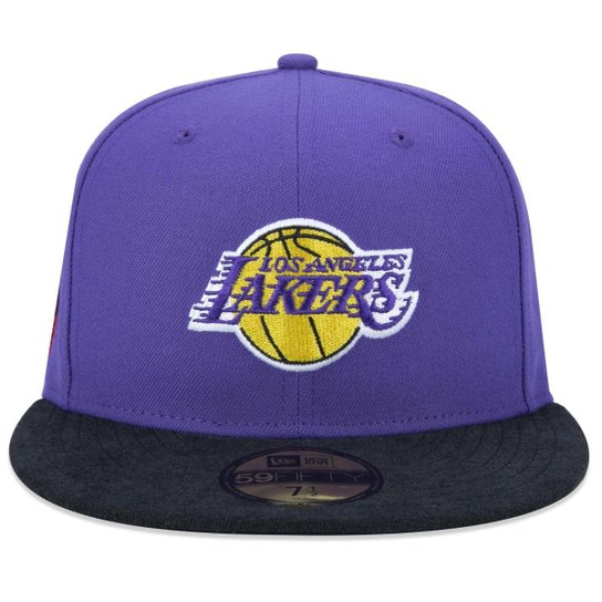 Boné New Era NBALos Angeles Lakers Fitted Aba Reta Fitted Core 2023 Masculino