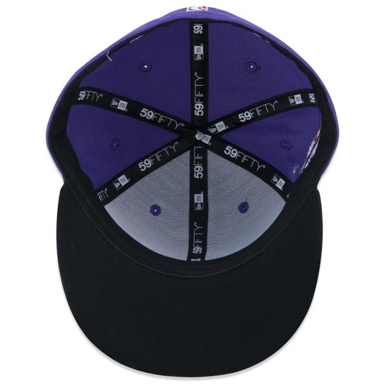 Boné New Era NBALos Angeles Lakers Fitted Aba Reta Fitted Core 2023 Masculino