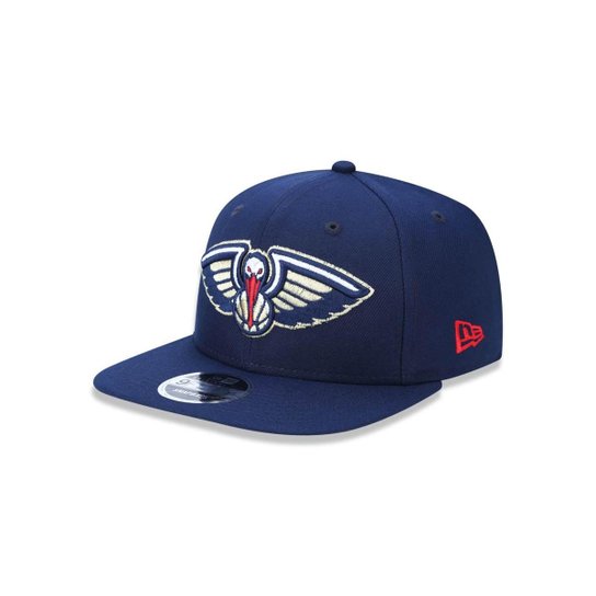 Boné New Era NBANew Orleans Pelicans Aba Reta Snapback 950 Original Fit Masculino